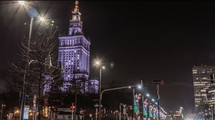 Oto jak prezentuje się świąteczna Warszawa.