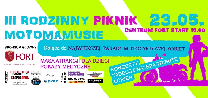 Rodzinny Piknik MotoMamusie 2015 na Białołęce