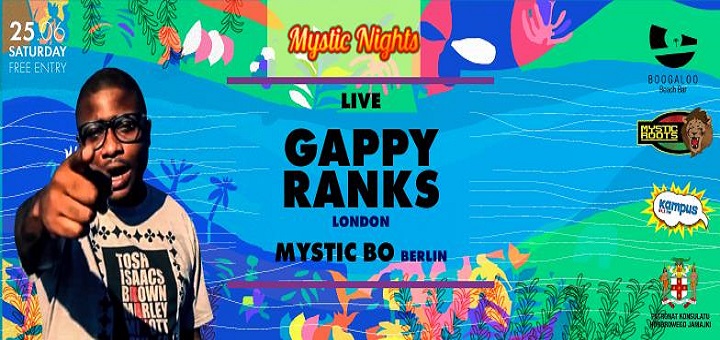 Mystic Nights: GAPPY RANKS (UK), Mystic Bo