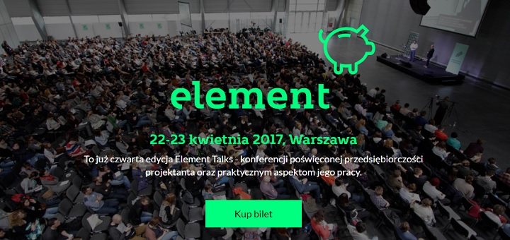 Element Talks - konferencja dla branży kreatywnej