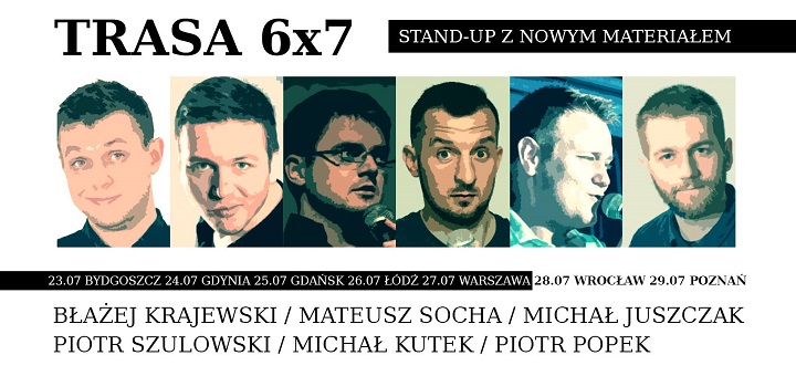 Stand-up w Warszawie! Trasa 6x7
