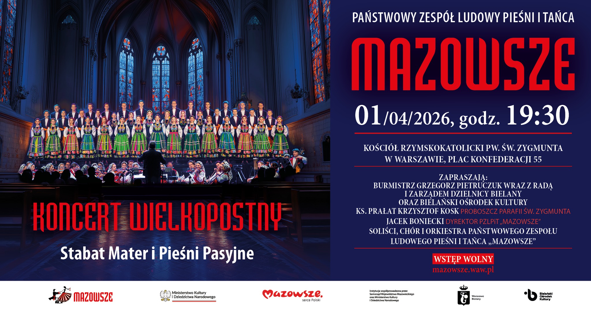 Koncert Wielkopostny Zespołu Mazowsze