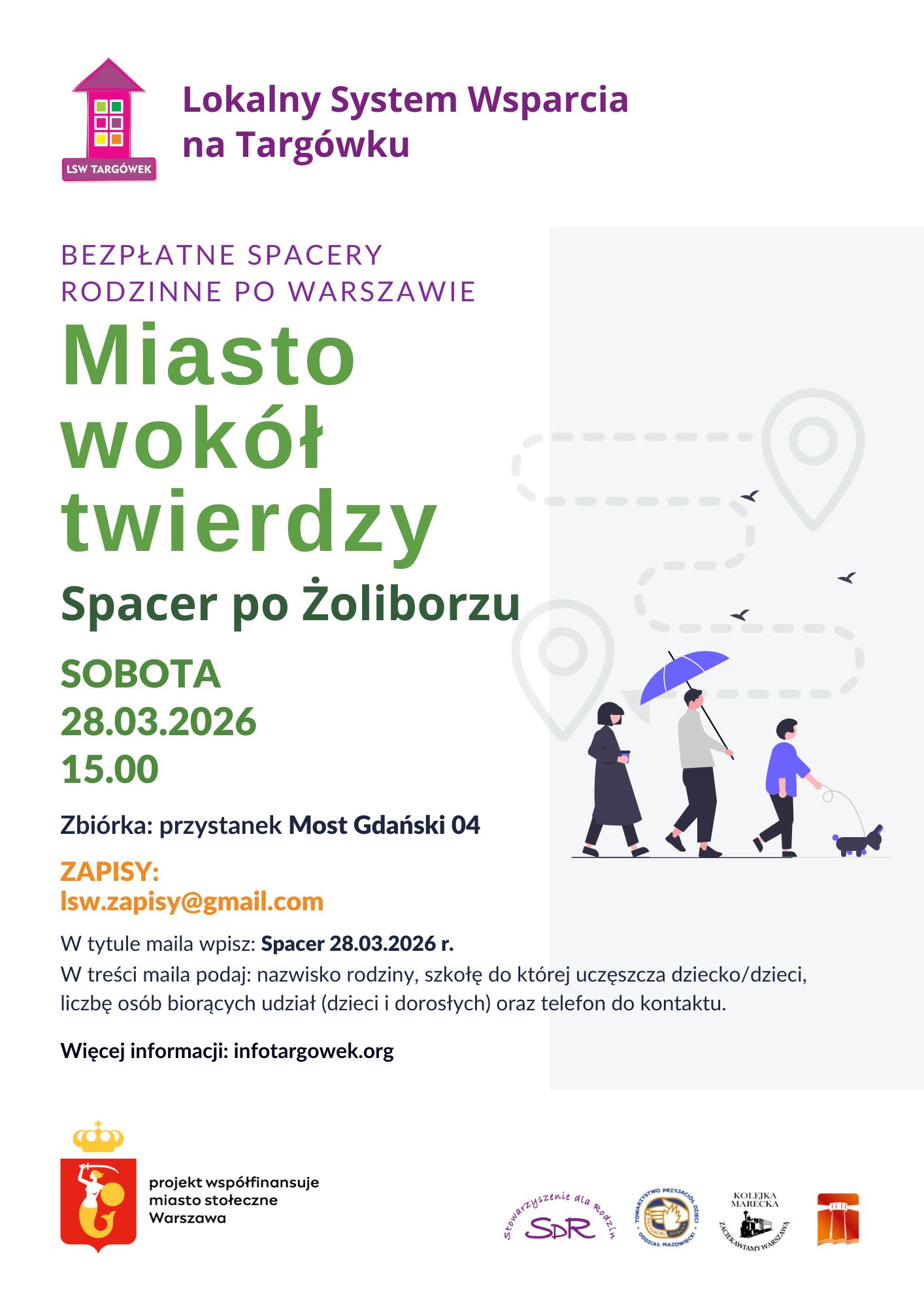 Spacer rodzinny po Żoliborzu „Miasto wokół twierdzy”