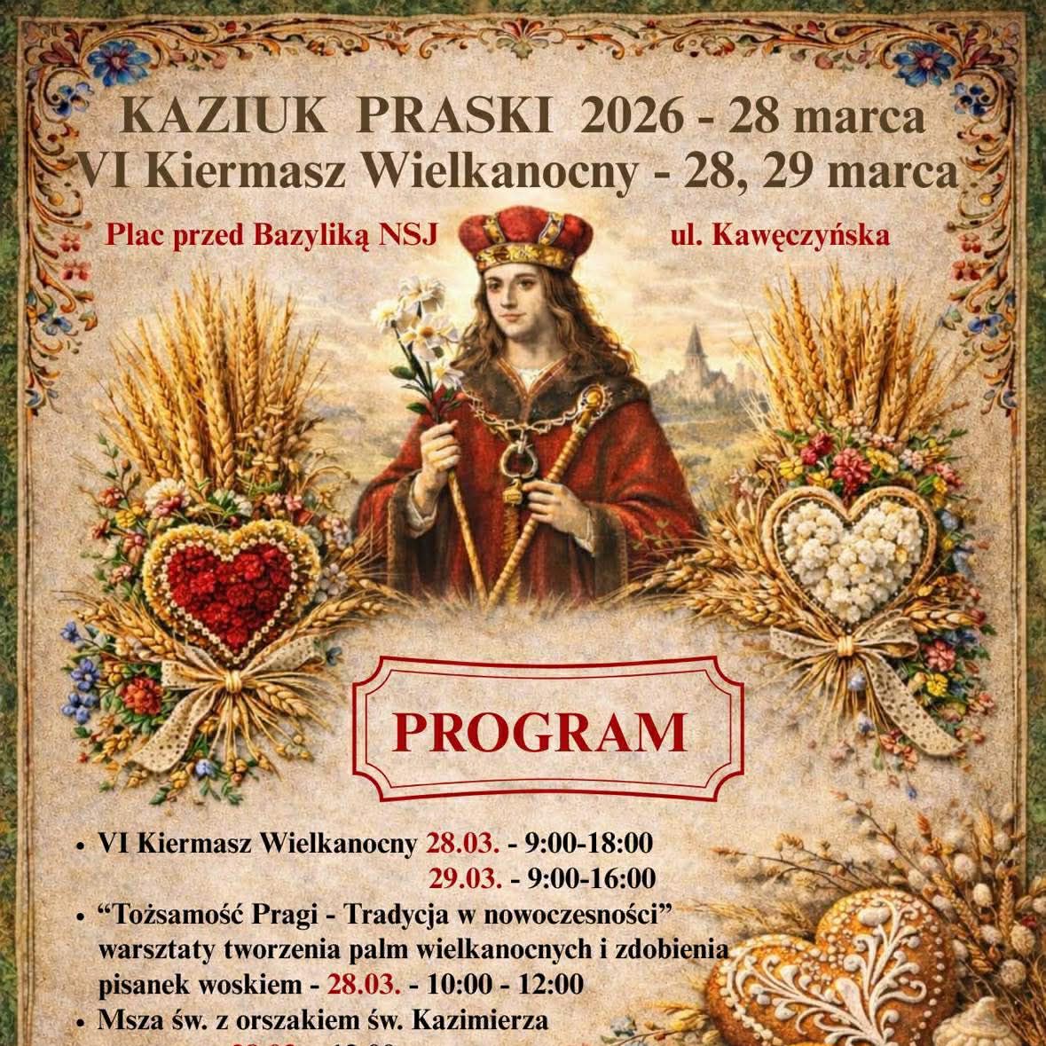 VI Kiermasz Wielkanocny. Kaziuk Praski 2026