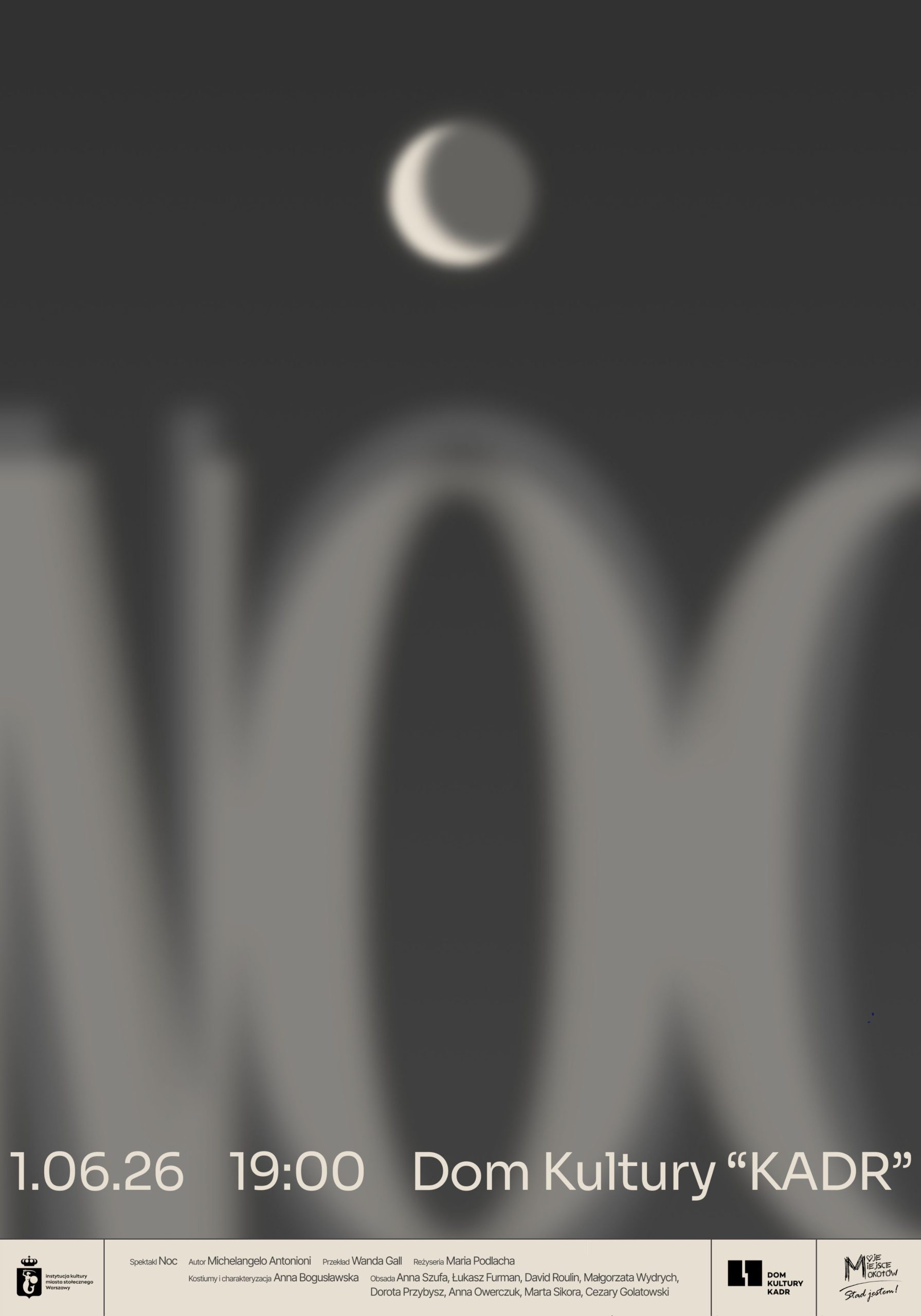 „Noc” – Otwarta Scena: spektakl dla dorosłych