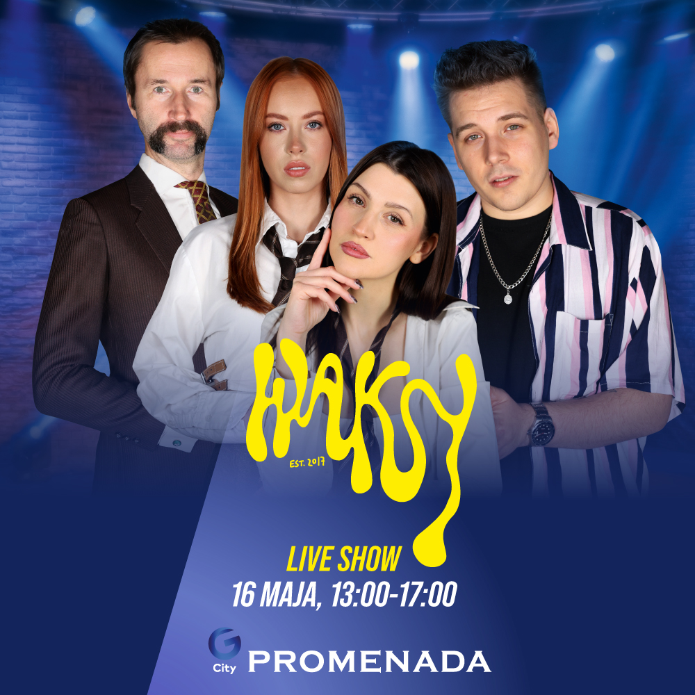 Dzień młodzieżowej energii w G City Promenada – WAKSY LIVE SHOW