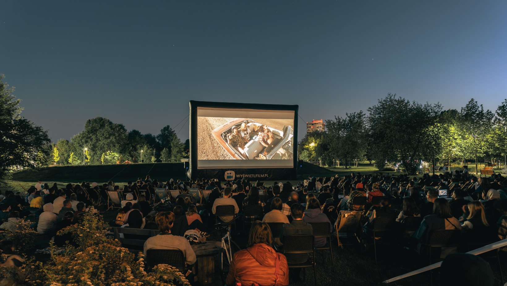 KINO PLENEROWE w Parku Pięciu Sióstr