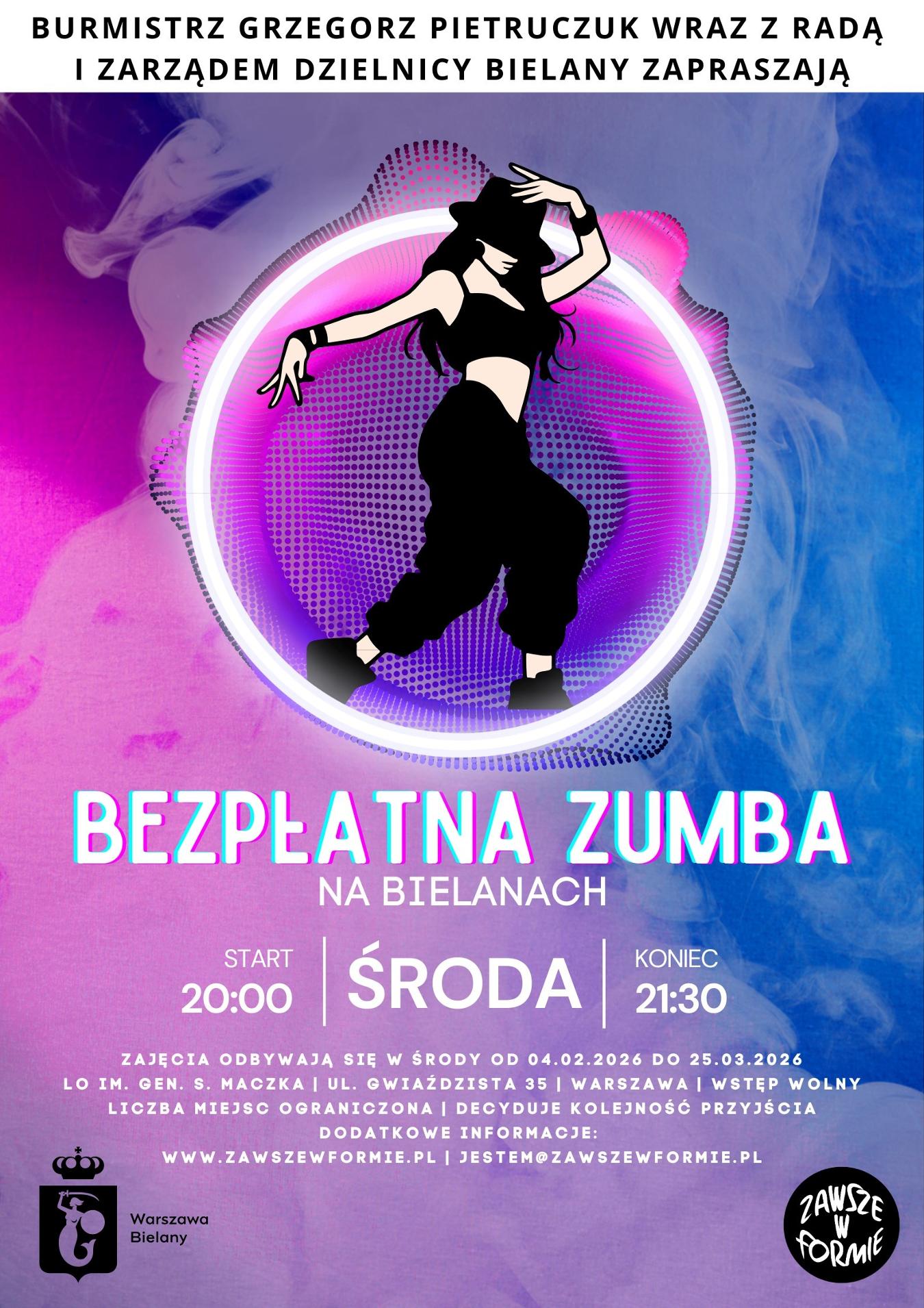 Darmowa Zumba® na Bielanach | 24 czerwca 2026 | Bielany | Warszawa