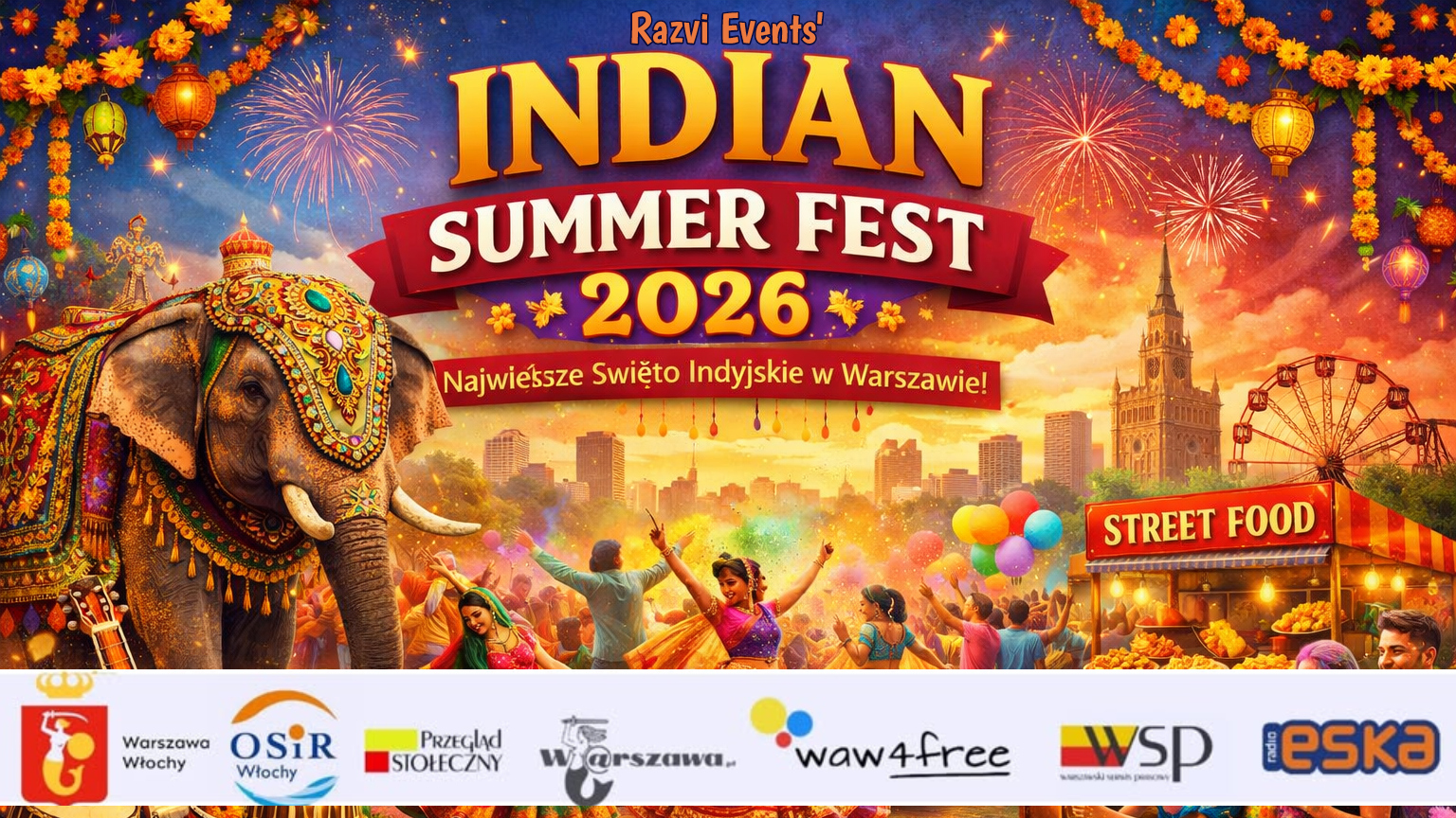 Dzień Indyjski – INDIAN SUMMER FEST 2026 | 28 czerwca 2026 | Ochota…