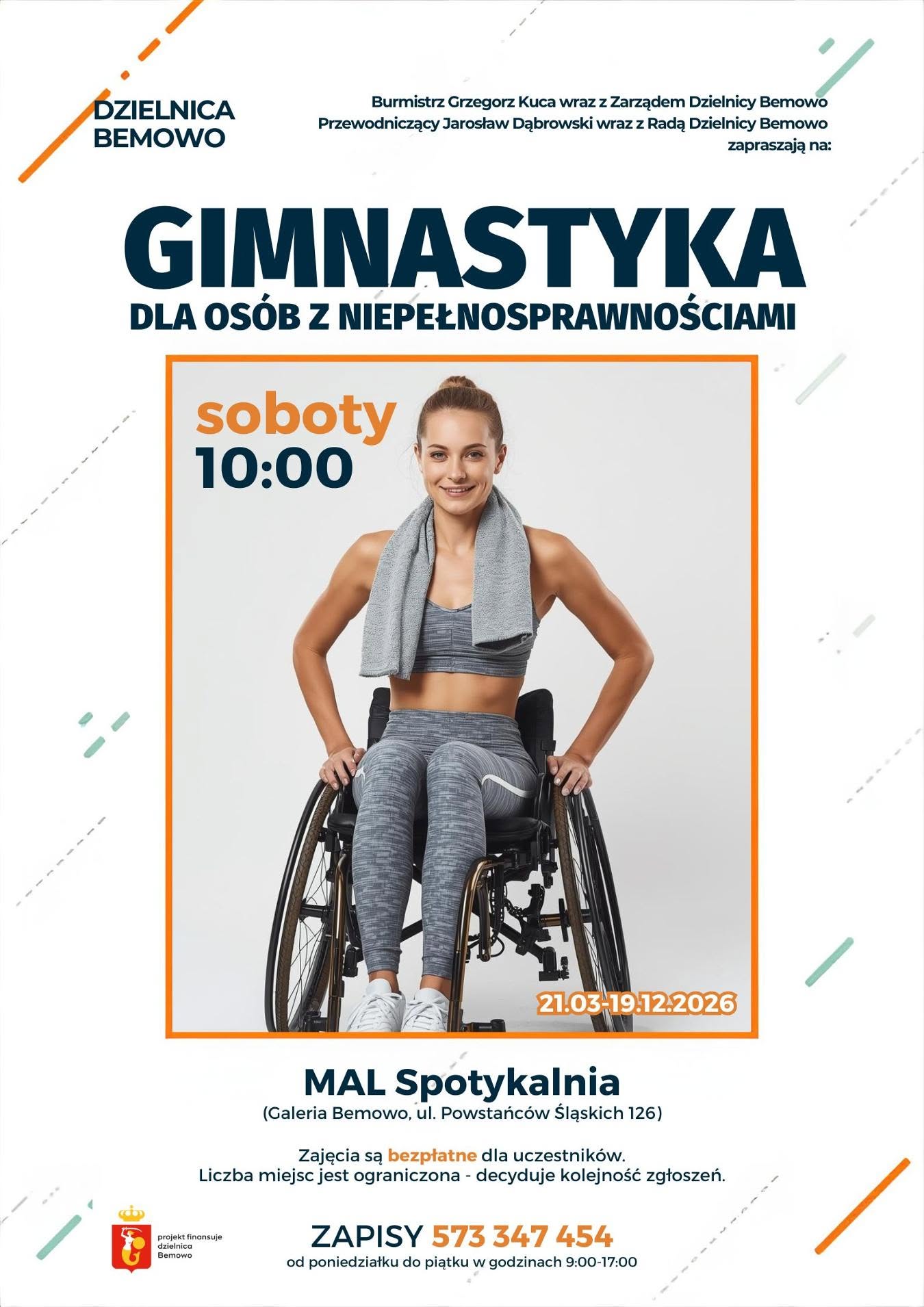 Gimnastyka dla osób z niepełnosprawnościami | 20 czerwca 2026 | Bem…