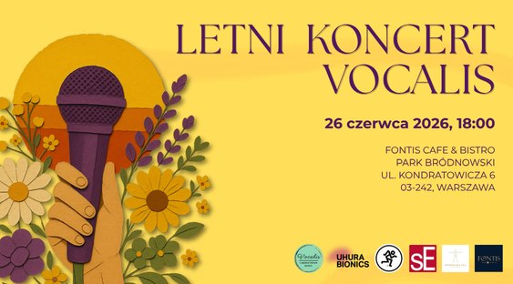 Koncert Letni Vocalis | 26 czerwca 2026 | Targówek | Warszawa