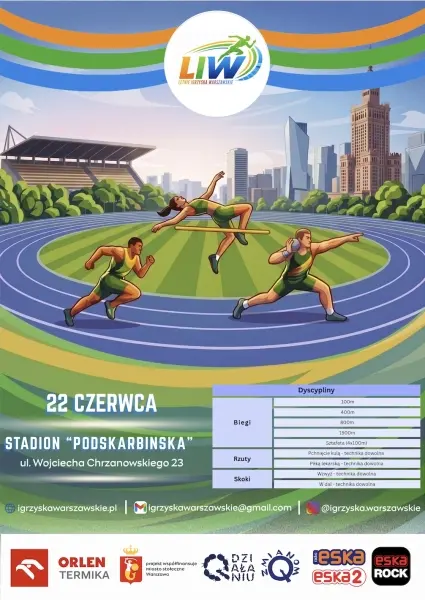 Letnie Igrzyska Warszawskie 2026 | 22 czerwca 2026 | Warszawa