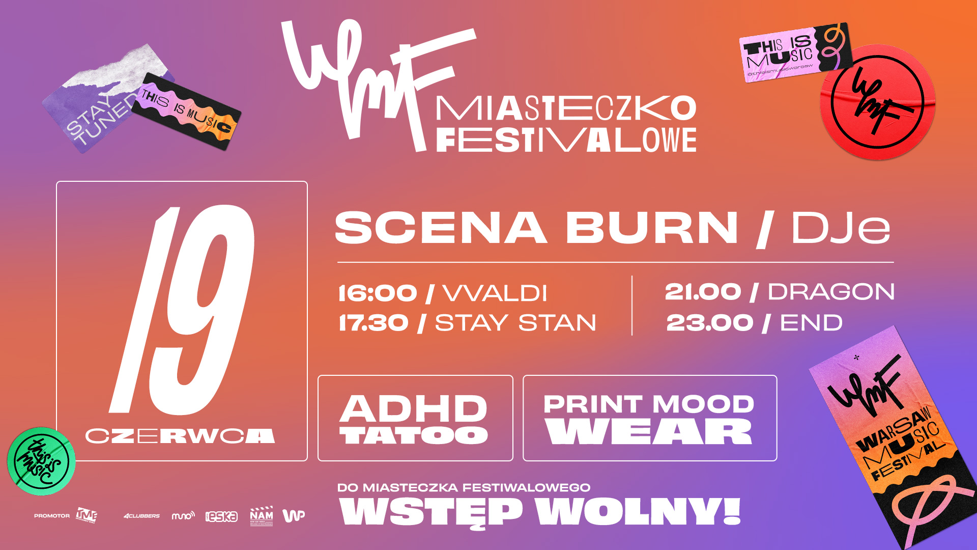 Miasteczko Festiwalowe – Warsaw Music Festival | 19 czerwca 2…