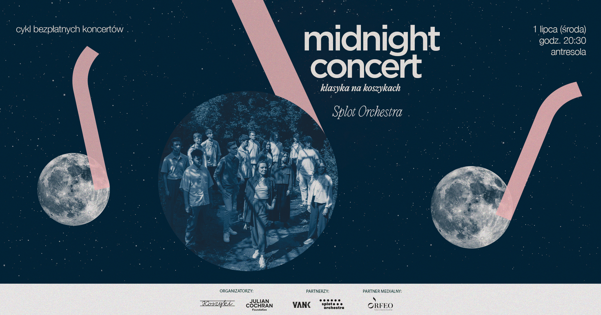 Midnight Concert | Klasyka na Koszykach | 1 lipca 2026 | Śródmieści…