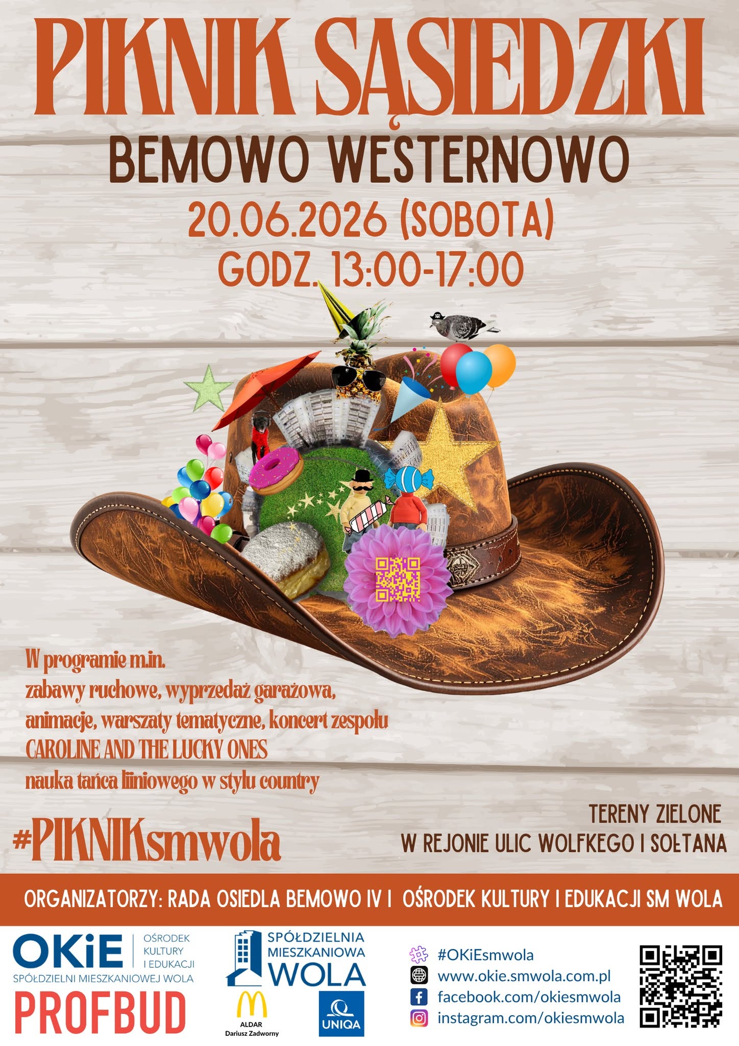 Piknik Sąsiedzki w klimacie Dzikiego Zachodu | 20 czerwca 2026 | Be…