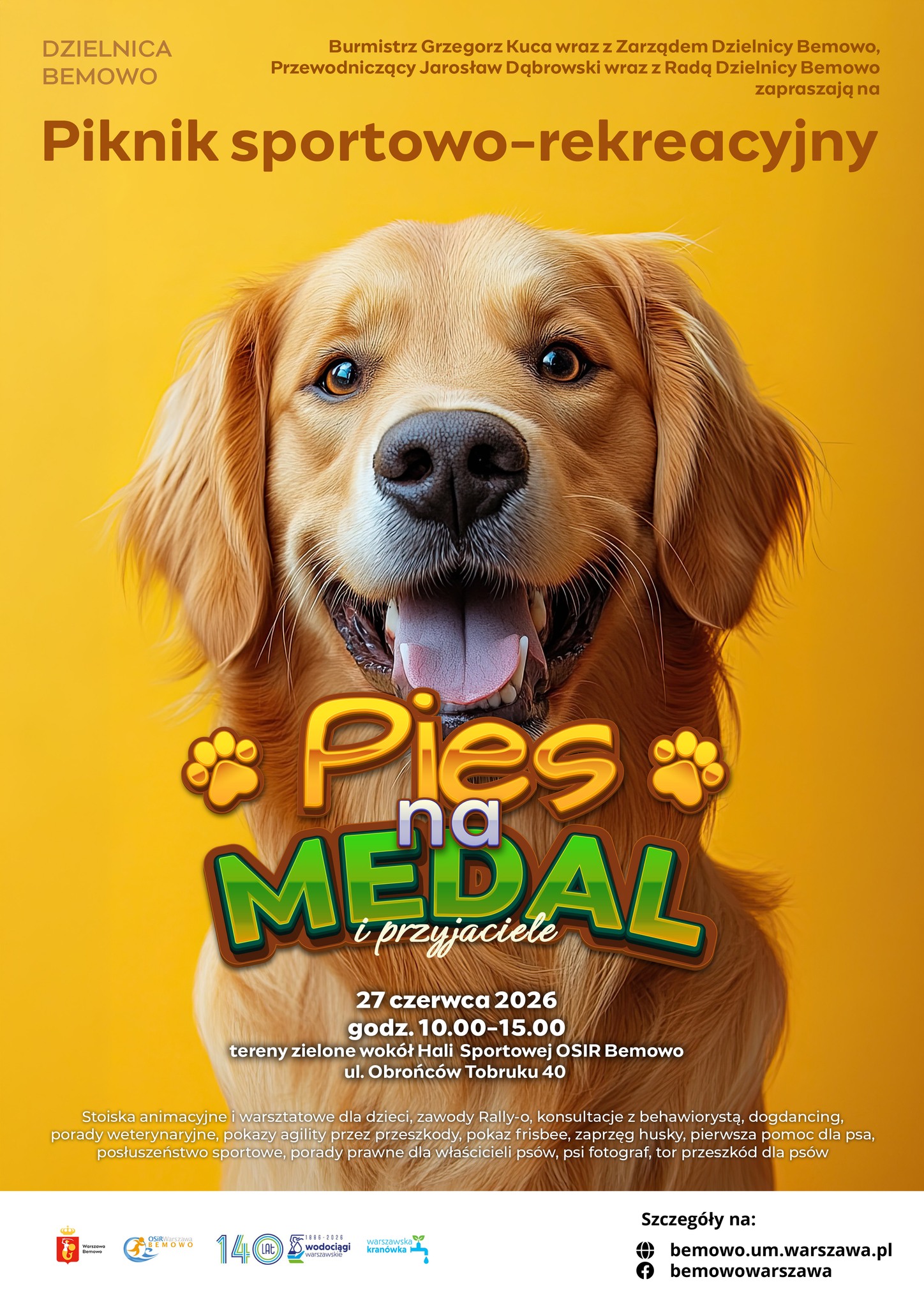 Piknik sportowo-rekreacyjny „Pies na Medal” 2026 | 27 c…