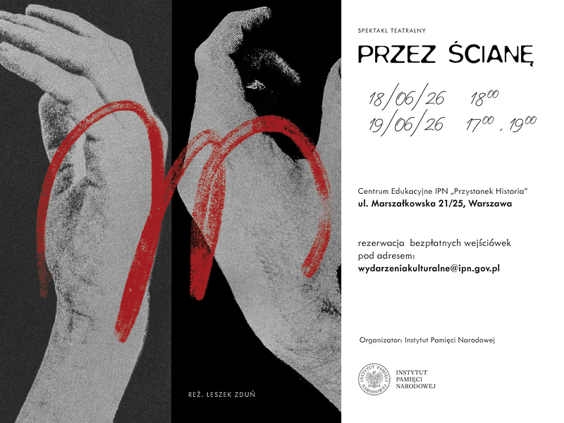 Spektakl Przez ścianę | 18 czerwca 2026 | Śródmieście | Warszawa