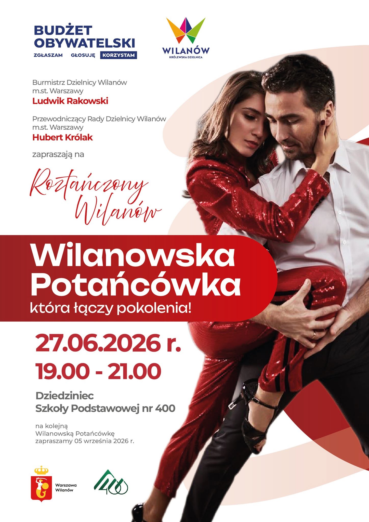 Wilanowska potańcówka | 27 czerwca 2026 | Wilanów | Warszawa