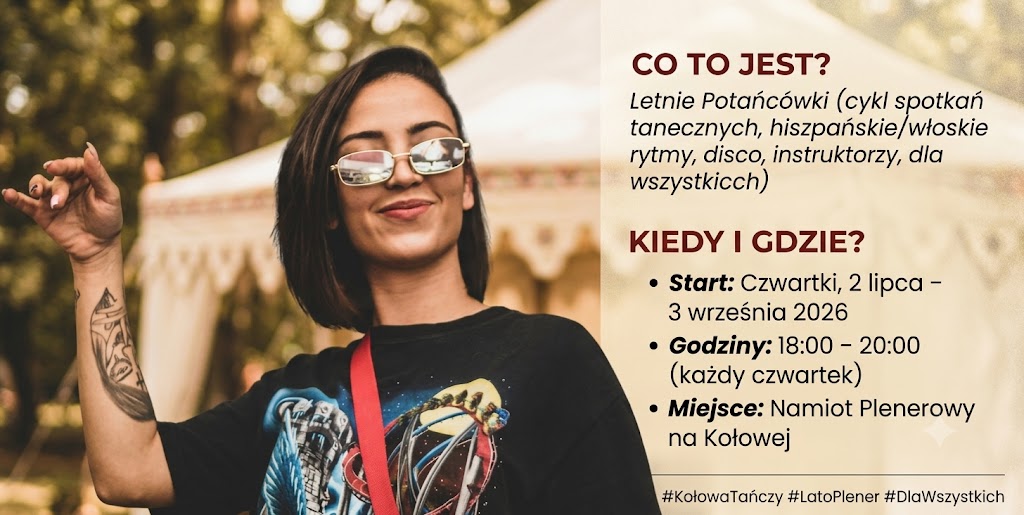 Letnie potańcówki na Kołowej | 9 lipca 2026 | Targówek | Warszawa