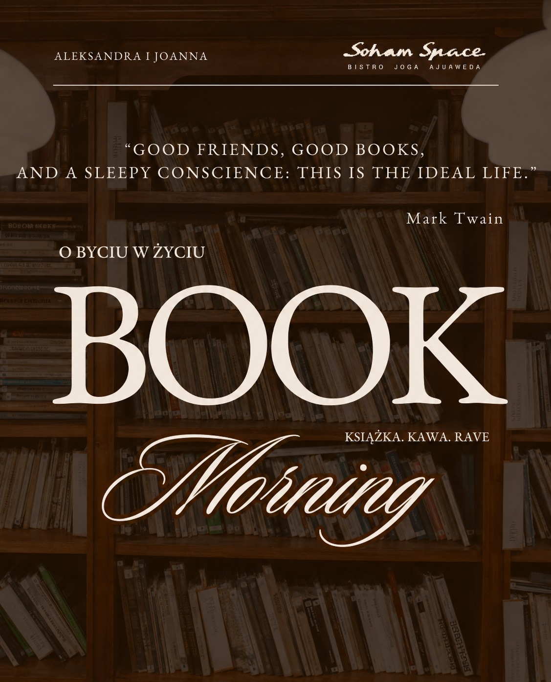 Book Morning – książka, kawa, obecność | 19 lipca 2026 | Śród…