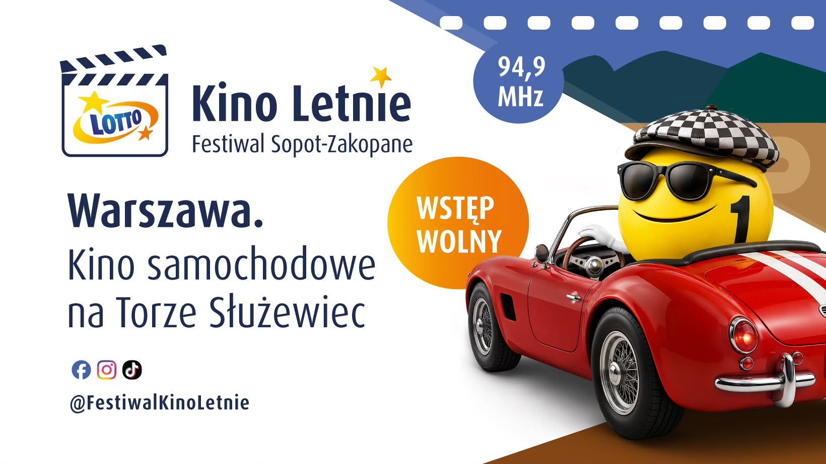 KINO SAMOCHODOWE – FESTIWAL LOTTO KINO LETNIE | 1 lipca 2026…