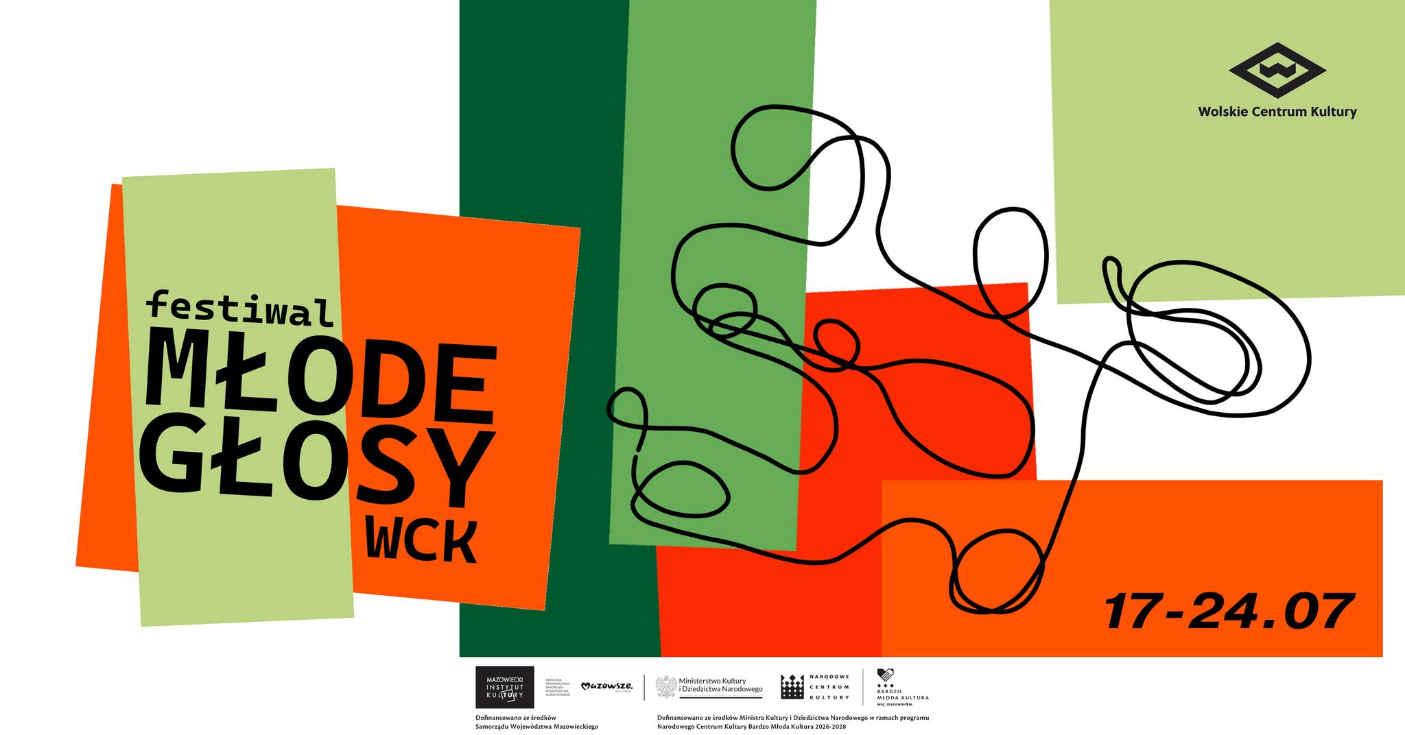Letni młodzieżowy Festiwal „Młode głosy WCK” | 17 lipca 2026 | Wola…