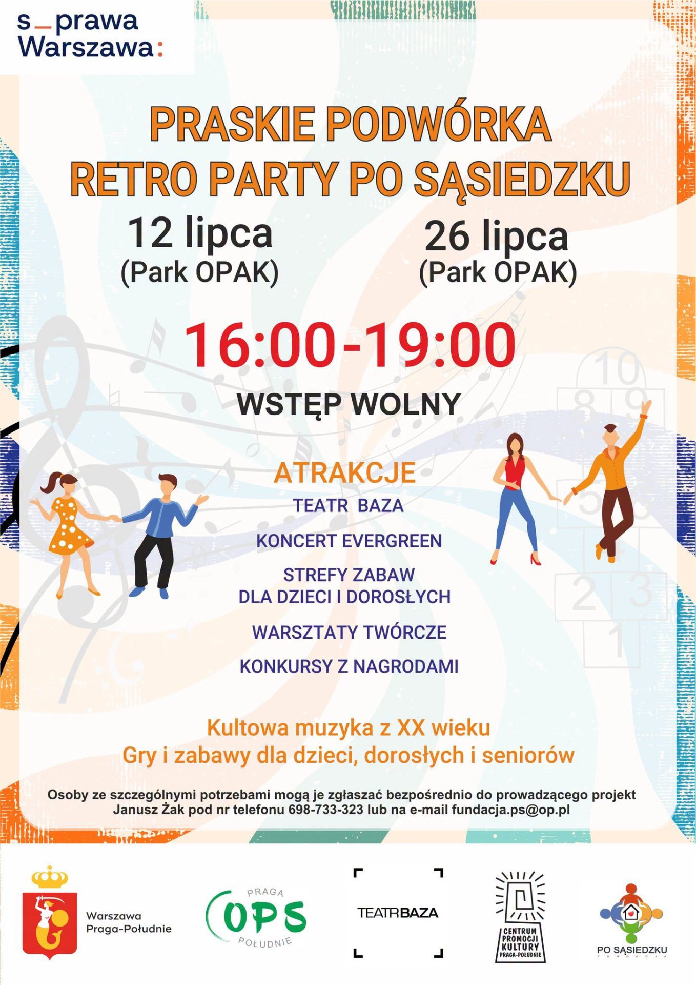 Praskie Podwórka – Retro Party po Sąsiedzku | 26 lipca 2026 | Warsz…