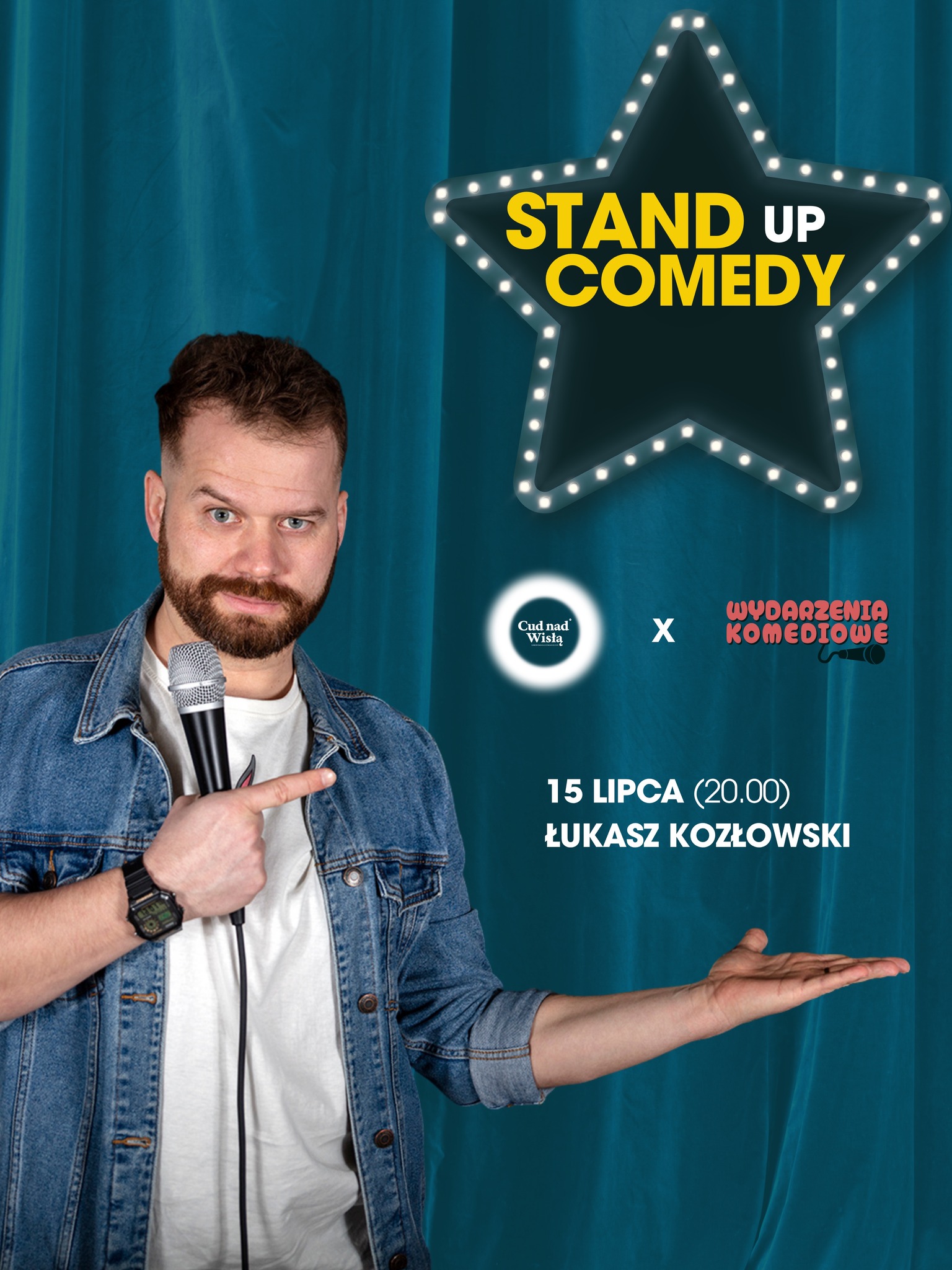 Stand-up: Łukasz Kozłowski w Cudzie nad Wisłą! | 15 lipca 2026 | Śr…