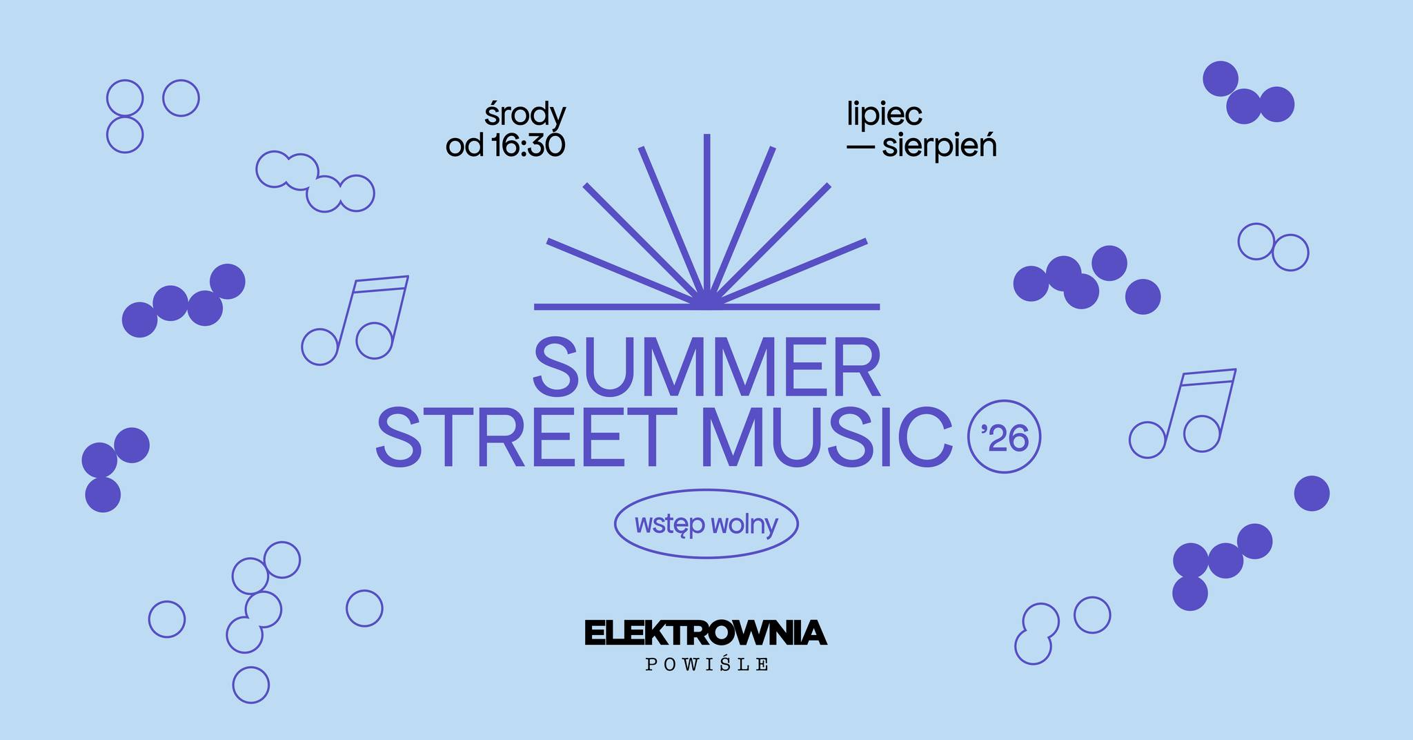 SUMMER STREET MUSIC | 22 lipca 2026 | Śródmieście | Warszawa