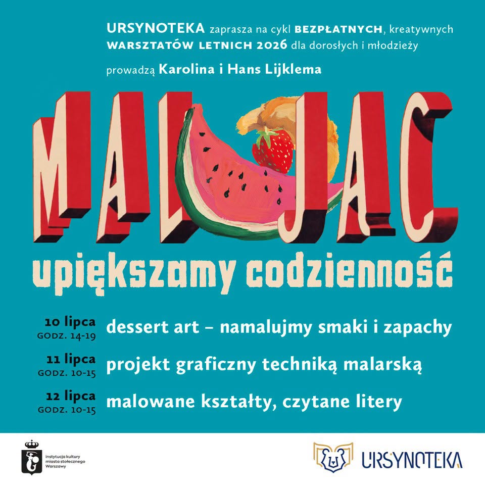 Warsztaty pt. „Dessert art – namalujmy smaki i zapachy” | 10 lipca…
