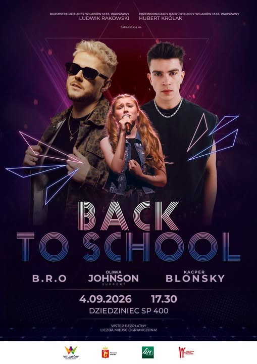 Back to School – B.R.O i Kacper Błoński, Oliwia Johnson