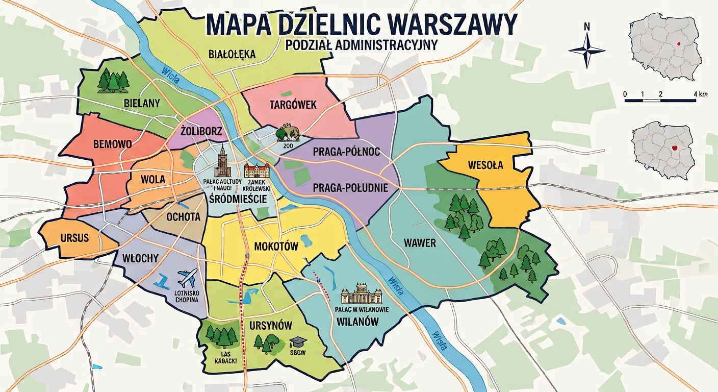 Czy Warszawa wchłonie sąsiednie gminy? Przyszłość granic i autonomii wokół stolicy