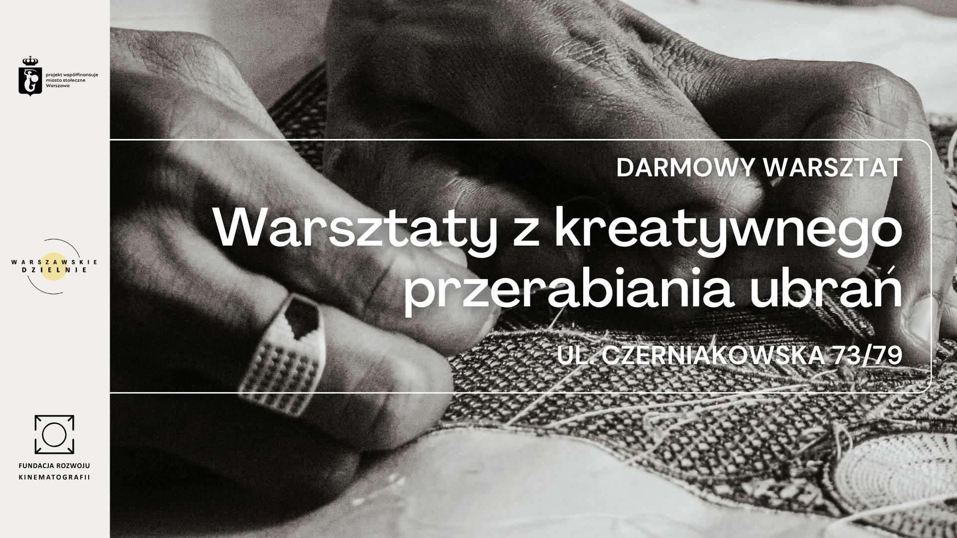 Eko warsztaty z kreatywnego przerabiania ubrań [godz. 10:00 lub 12:00]