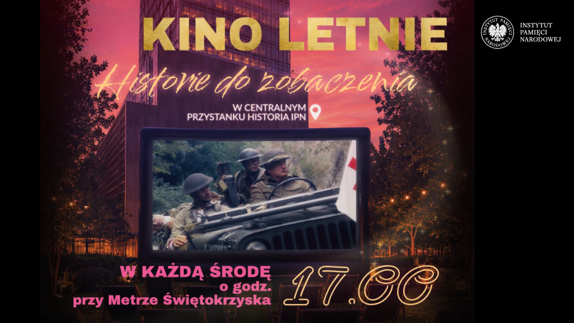 KINO LETNIE „HISTORIE DO ZOBACZENIA” | 5 sierpnia 2026 | Śródmieści…