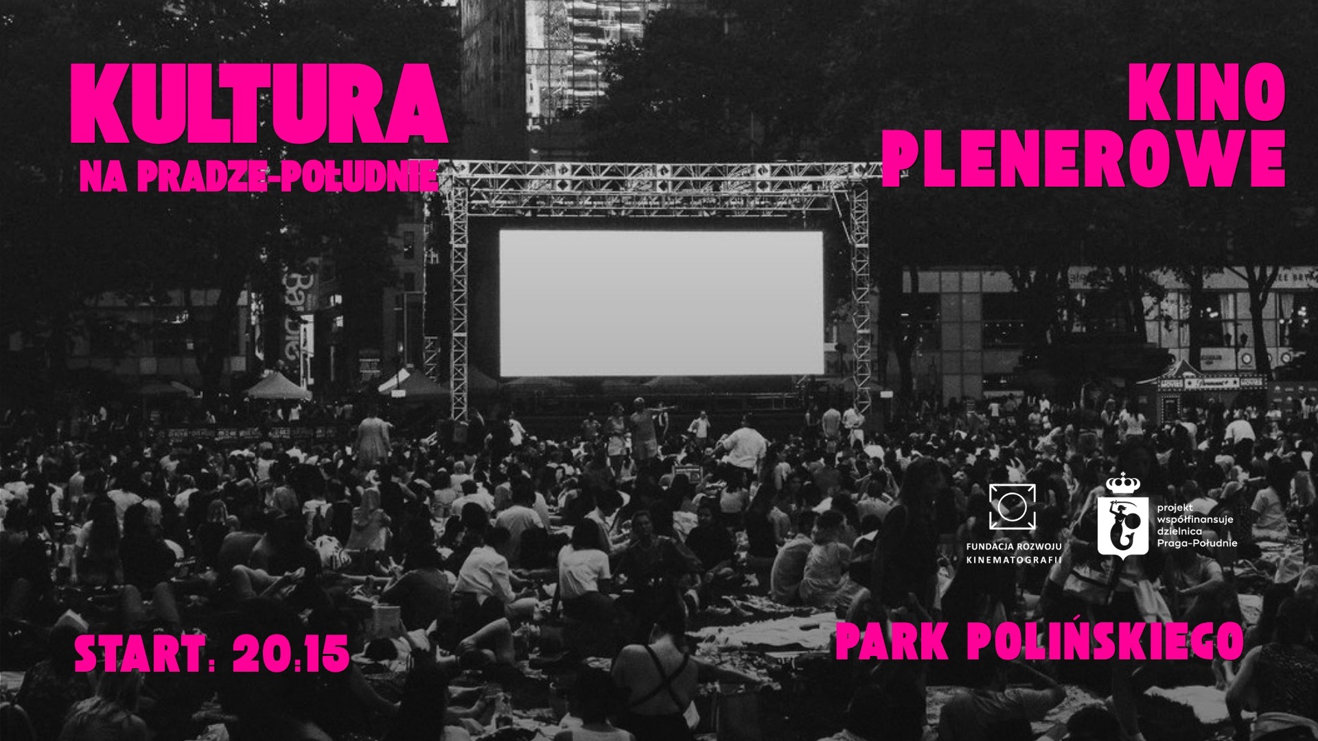 Kino plenerowe w Parku Polińskiego