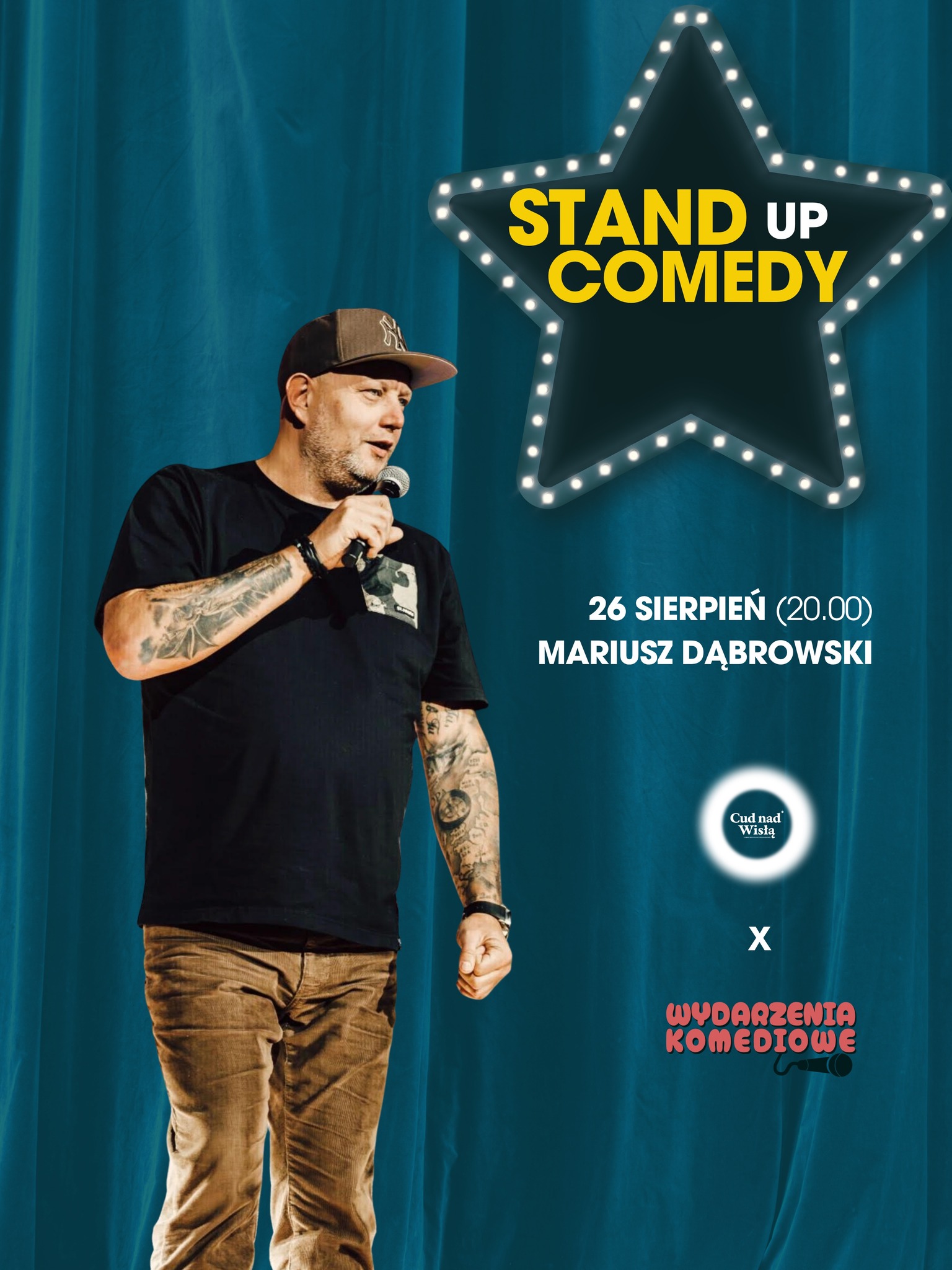 MARIUSZ DĄBROWSKI // STAND-UP W CUDZIE NAD WISŁĄ