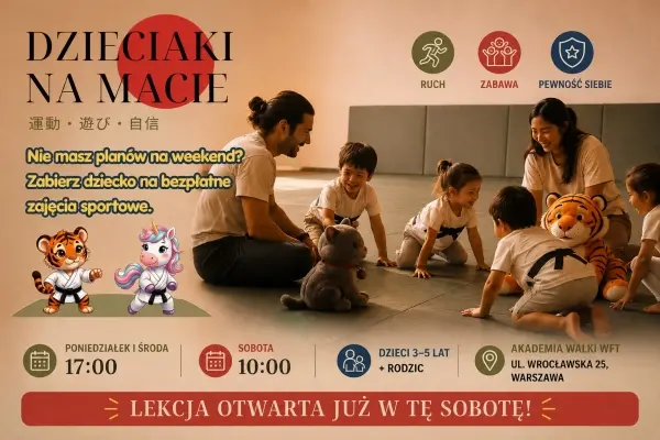 Moje pierwsze kimono – Otwarty trening dla dzieci 3–5 lat // My First Kimono – Open Training for Kids Aged 3–5