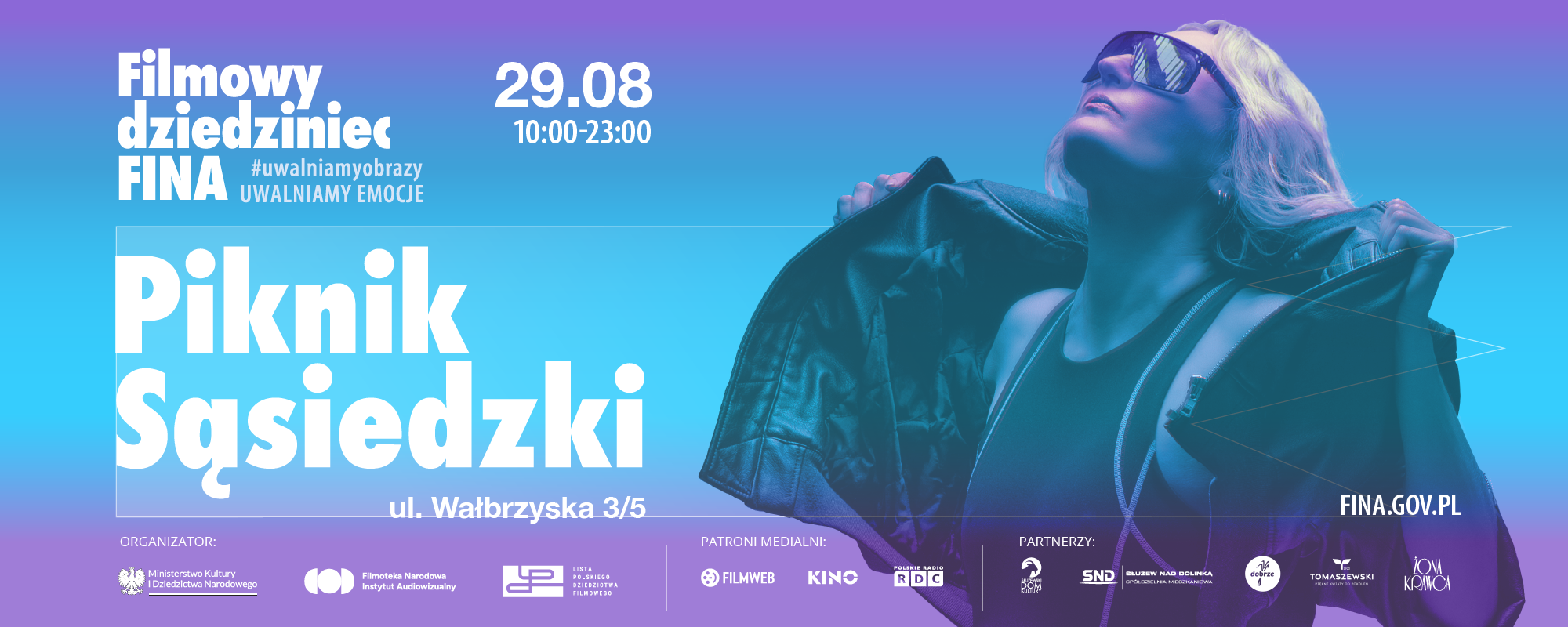 Piknik Sąsiedzki na Filmowym Dziedzińcu FINA | 29 sierpnia 2026 | M…