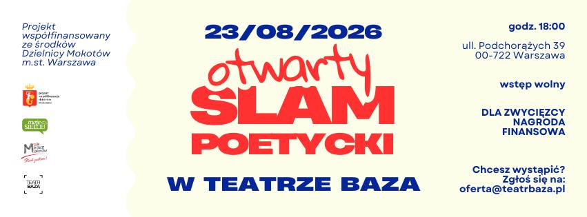 Slam Poetycki w Teatrze Baza