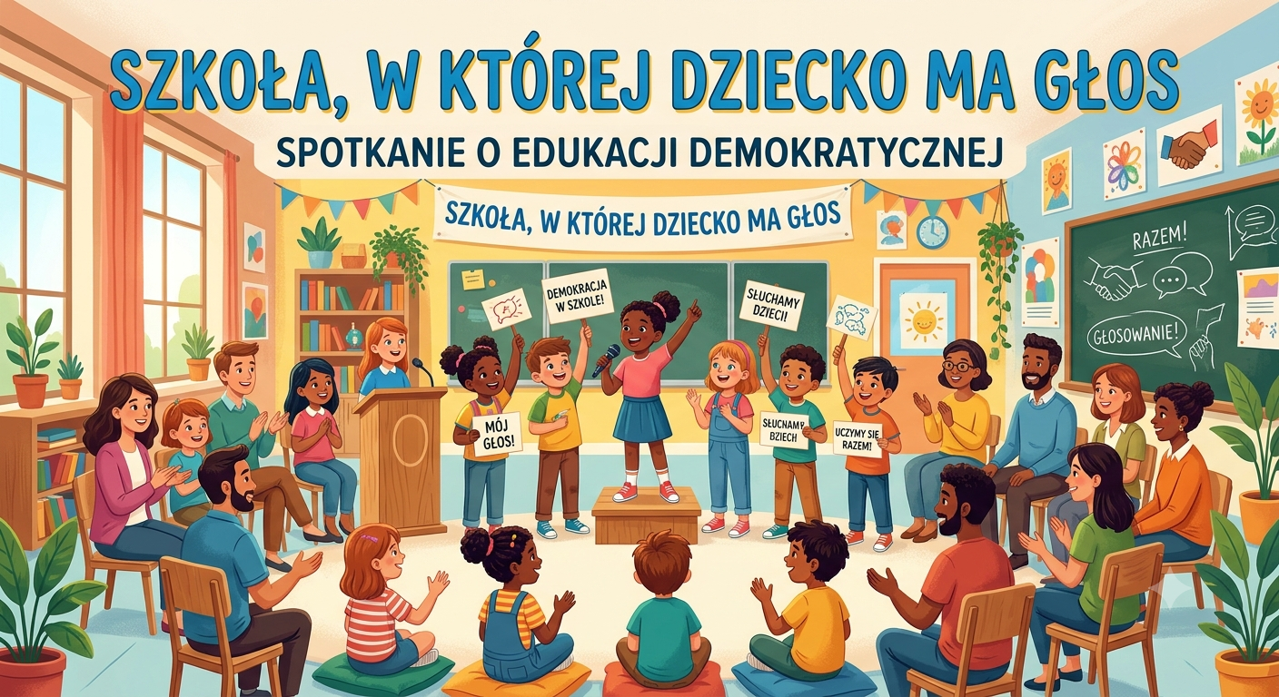 Szkoła, w której dziecko ma głos. Spotkanie o edukacji demokratyczn…