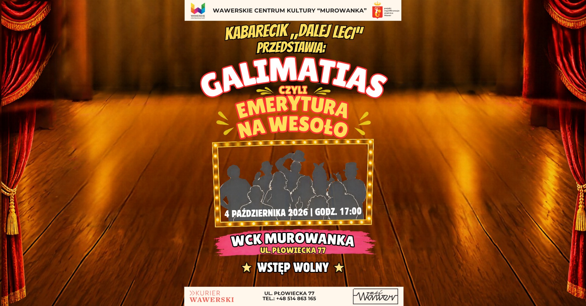 Galimatias czyli emerytura na wesoło – Kaberecik dalej leci