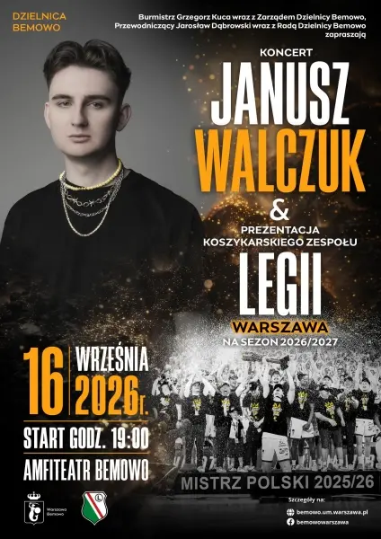 Janusz Walczuk i Prezentacja Koszykarskiej Legii Warszawa na Bemowie!