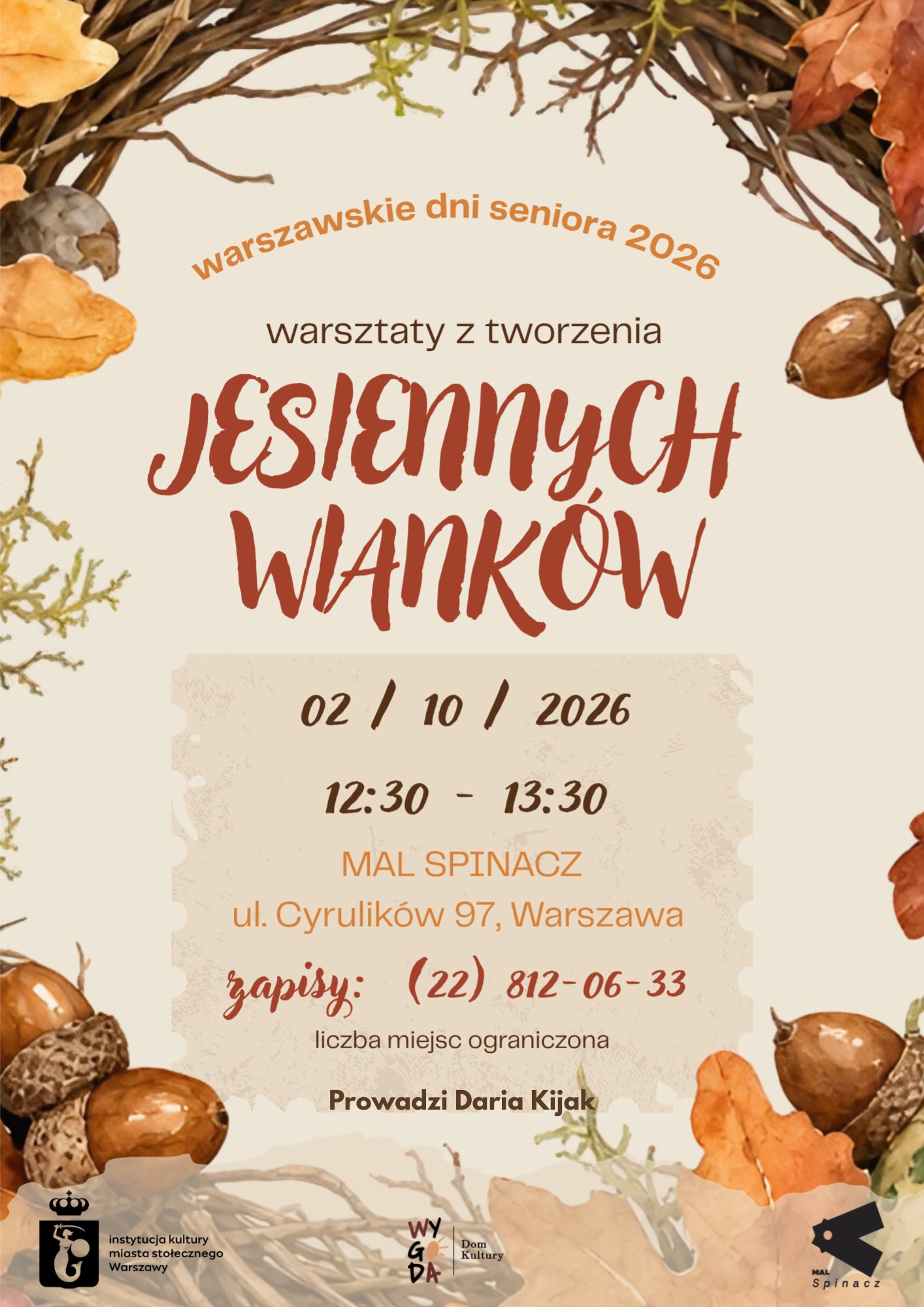 Jesienne Wianki – warsztaty handmade