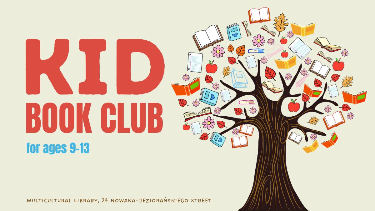 Kid Book Club (for ages 9-13)