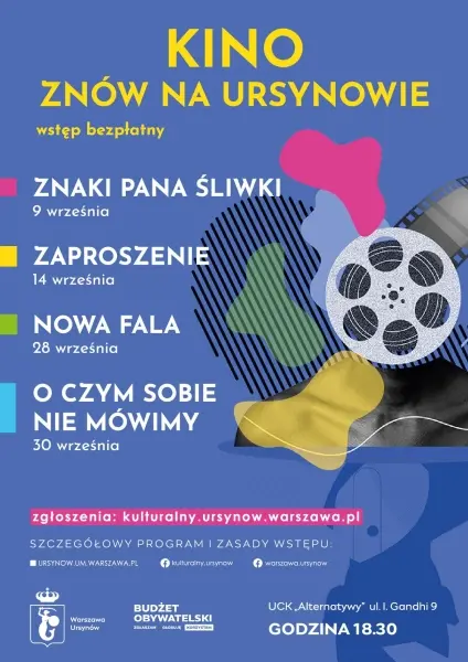 Kino znów na Ursynowie: „Znaki Pana Śliwki”