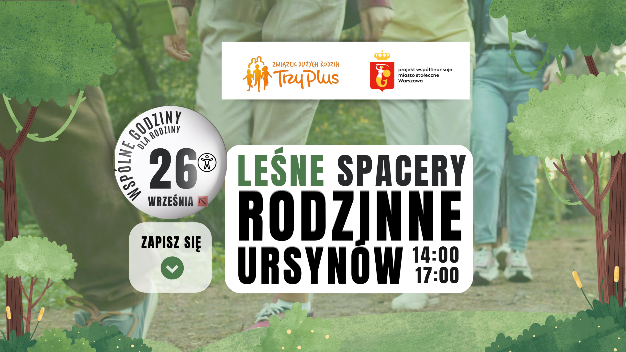 LEŚNE SPOTKANIA RODZINNE – URSYNÓW. SPACER I OGNISKO