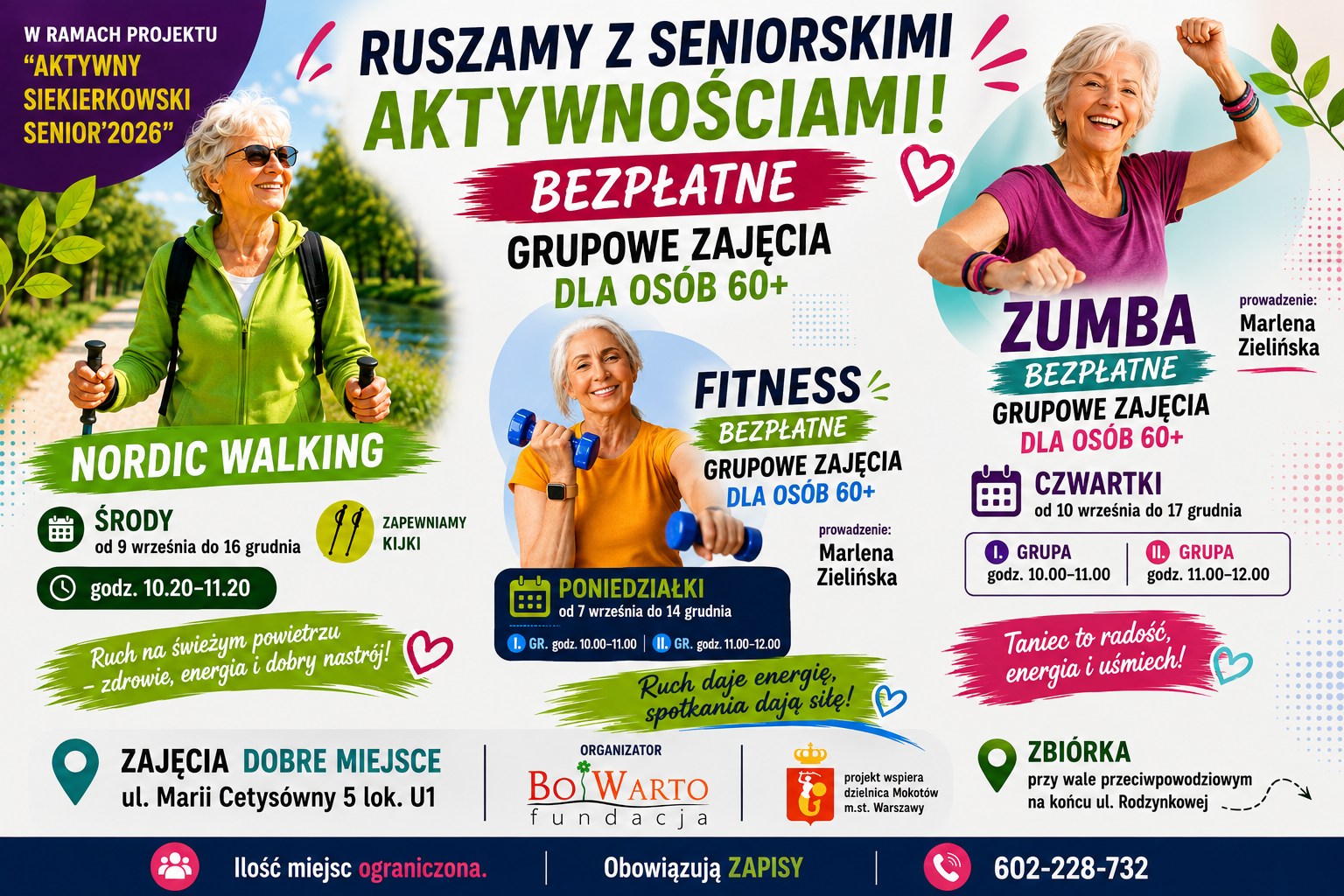 NORDIC WALKING dla osób 60+
