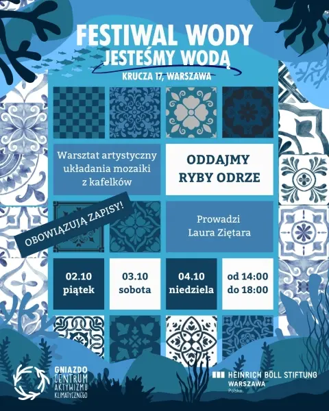 Oddajmy Ryby Odrze – Układanie mozaiki z kafelków