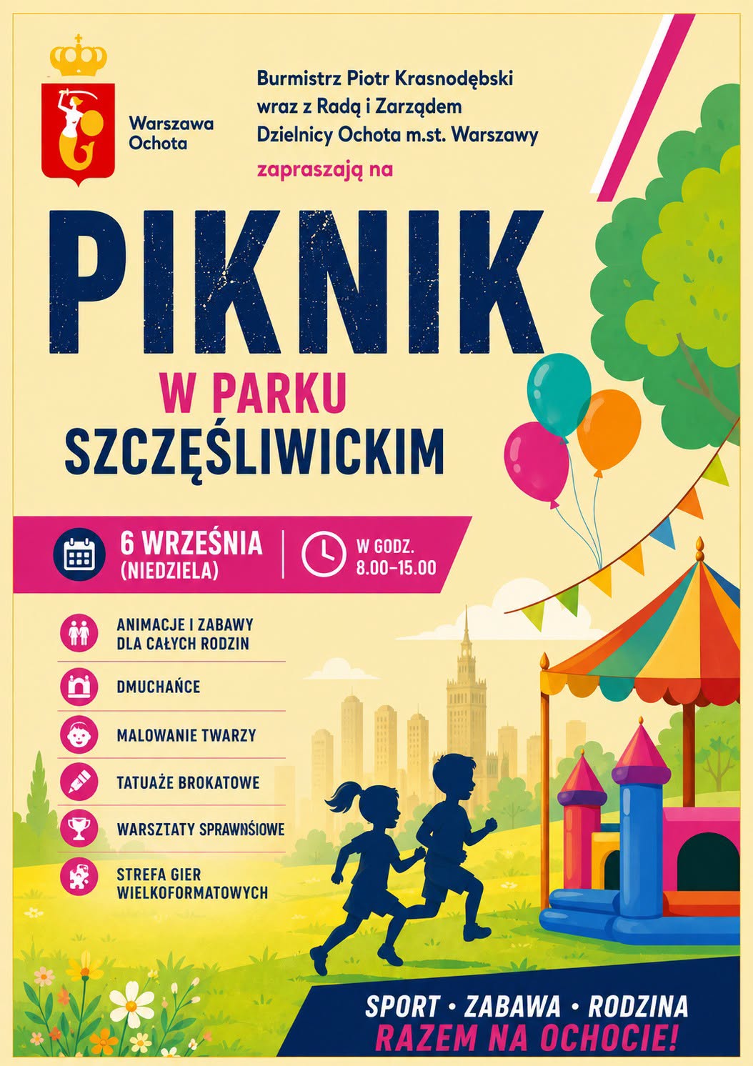 Piknik w Parku Szczęśliwickim