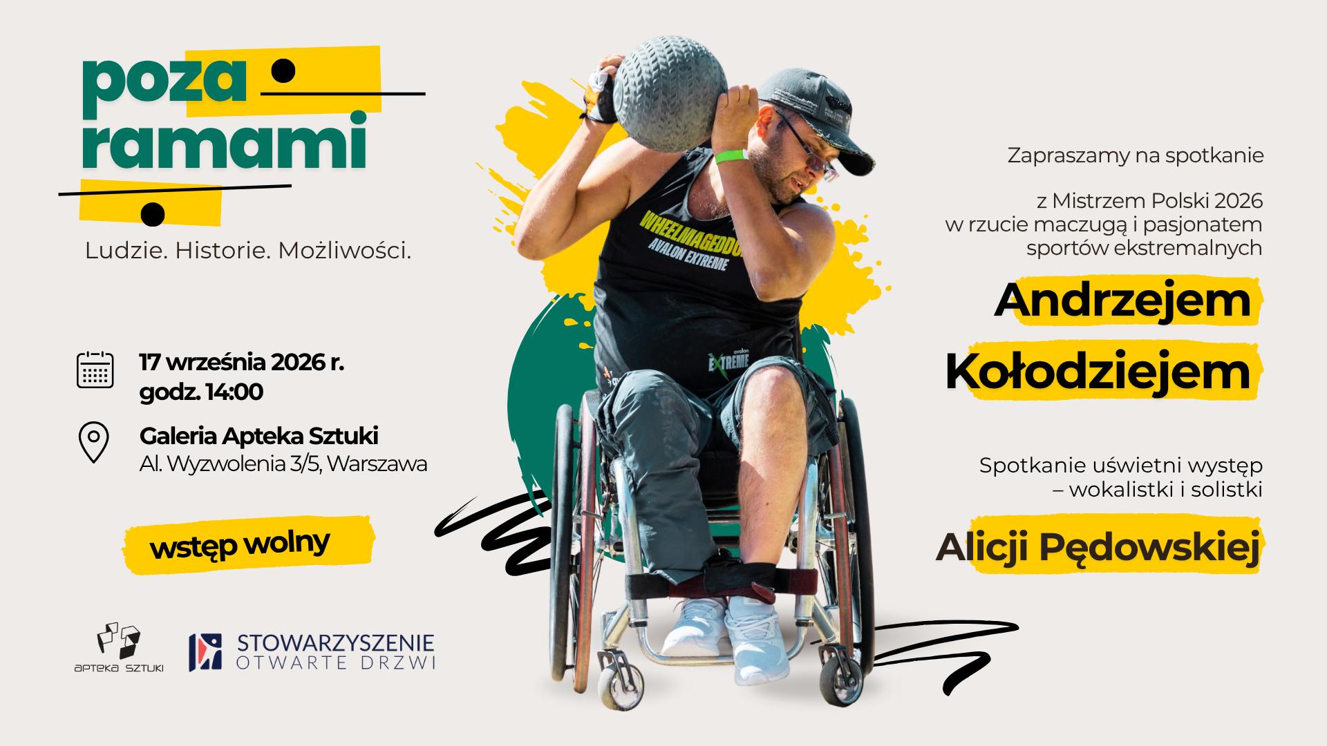 POZA RAMAMI – Historie, które inspirują. Spotkanie i koncert